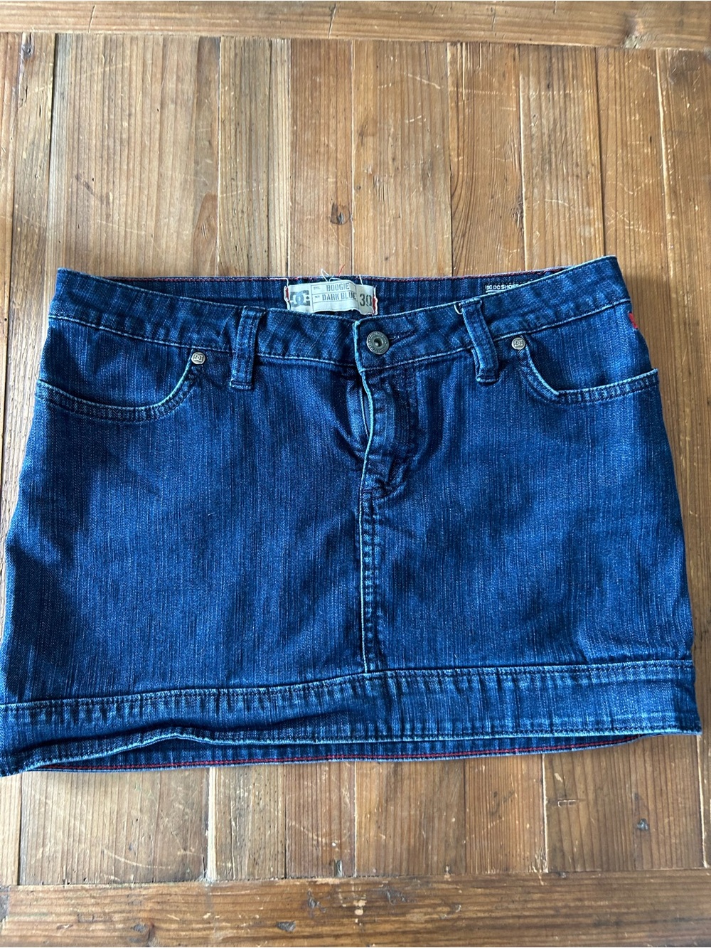 DC Dark Blue Denim Mini Skirt